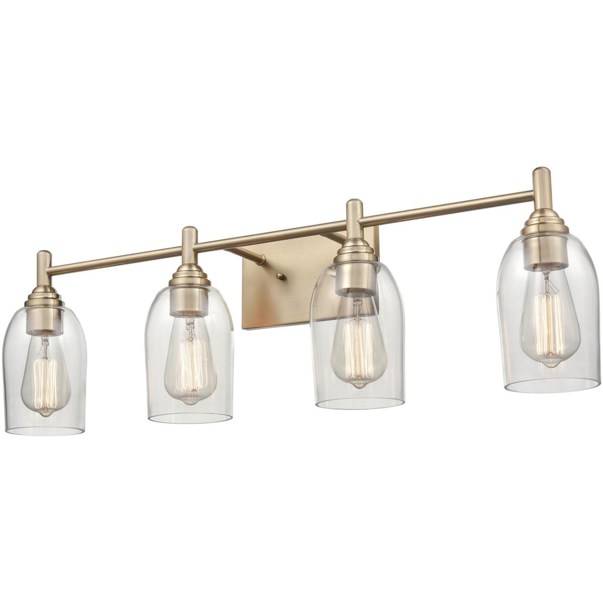 Millennium Lighting 4994-MG Arlett 4 Light 31 inch Modern Gold Bathroom Vanity Light Wall Light